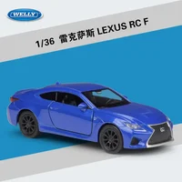 WELLY 1:36 LEXUS RC F High Simulation Diecast Car Metal Alloy Model Car Toys for Children Gift Collection B172 2