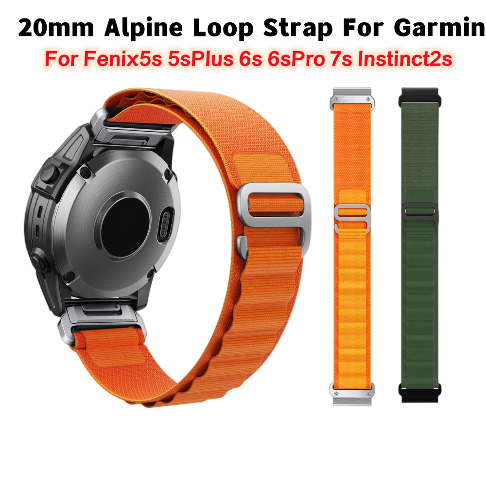 Garmin Pro RTHG-for /6S/5S Bands Nylon 20mm Women Men Replacement