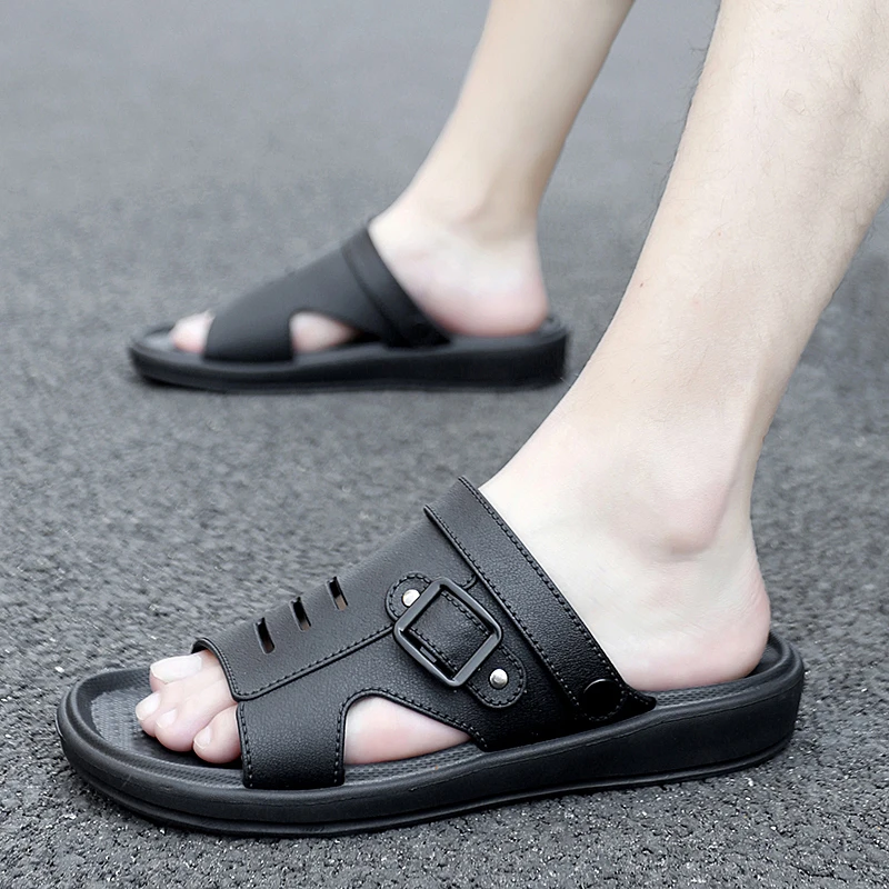 

Men Sandals New Casual Beach Shoe Male Simple Open Toe Slippers Platform Comfortable Daily Travel Flip Flops Sandalias De Hombre