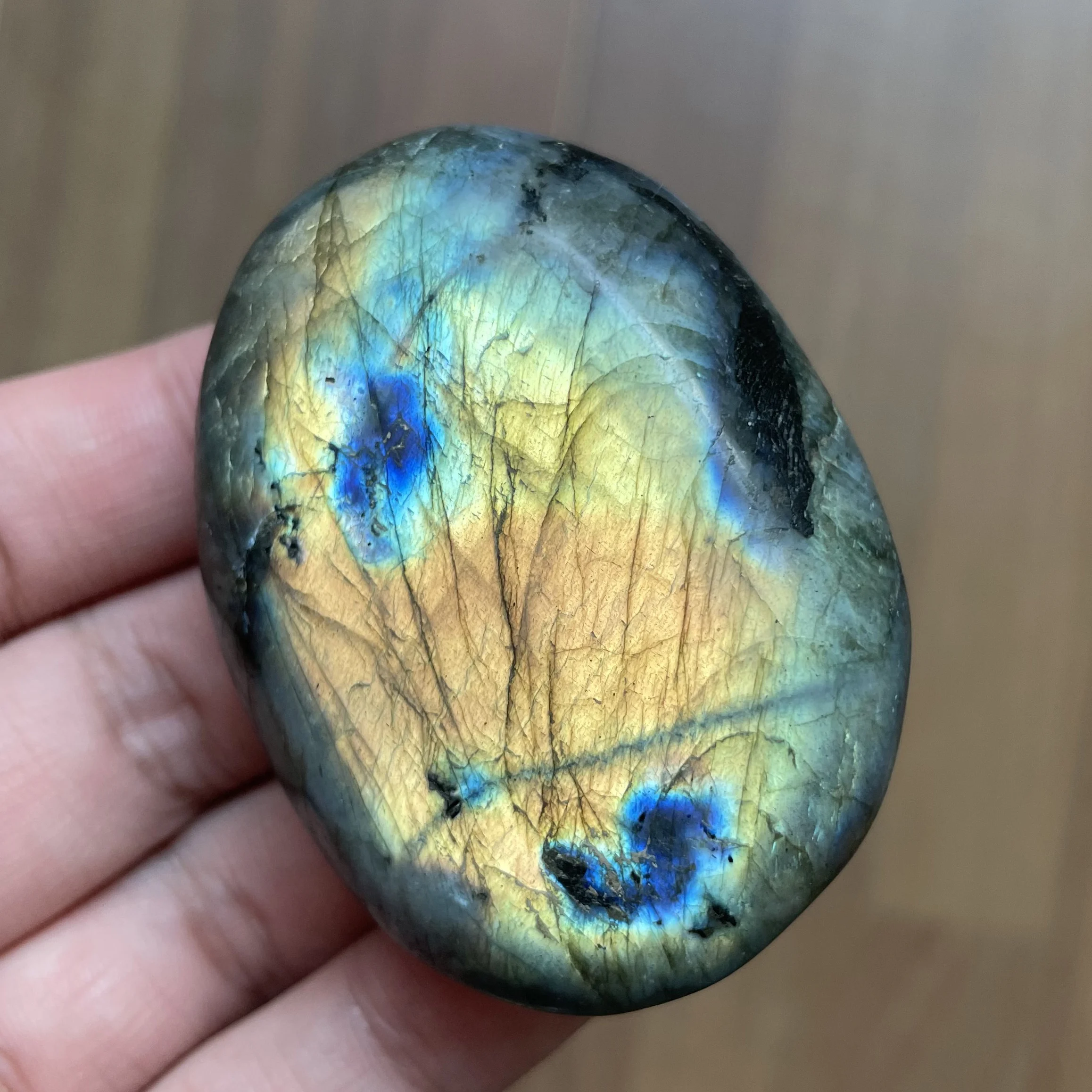 Natural Stone Labradorite Crystal Decoration Polished Moonstone Gems Healing Rock Quartz Gift Reiki Spiritual Jewelry 6