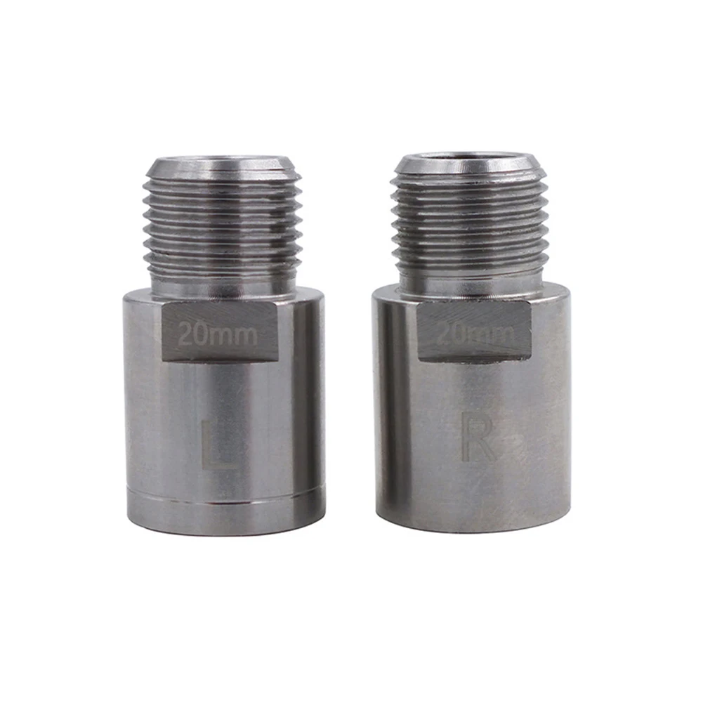 Mountain Bike Bicycle Pedal Extender To Extend The Pedal Axis 20mm Steel Axle Extenders Bolts For MTB Road Bike Pedals Bicicleta