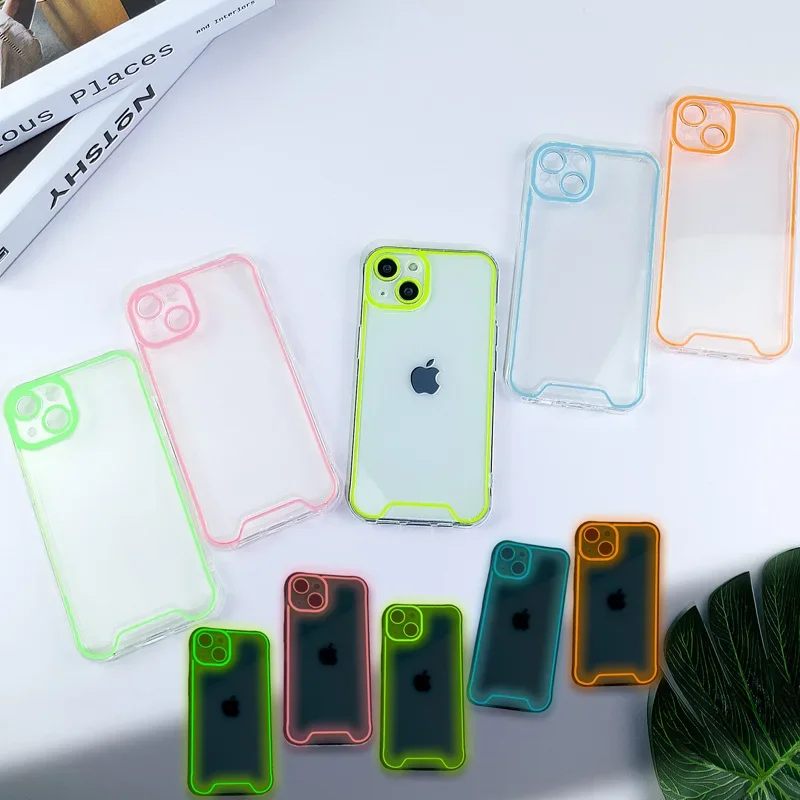Luminous Soft Silicone Shockproof Night Light Phone Case Cover