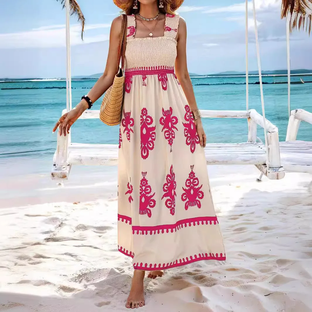 Beach Elegance Floral Lace Long Sleeve Wrap Tie-up Vacation Mini Dress main image 1