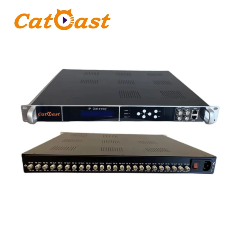 Gateway Iptv Satellite 12 Sintonizzatore Isdbt Fta A Gateway Ip Tv Via Cavo Headend Digitale