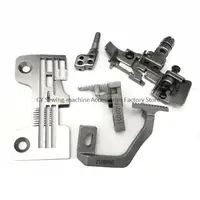 Overlock AZ8500 YAMATO 5 Threads Guage Set Needle Plate Presser Foot Feed Dog Needle Clamp Industrial Sewing Machine Parts 1