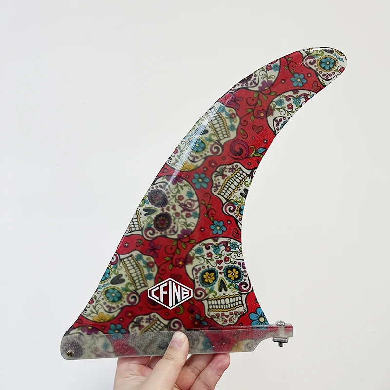 10inch longboard fin center fiberglass fabric single fin surfboard fin
