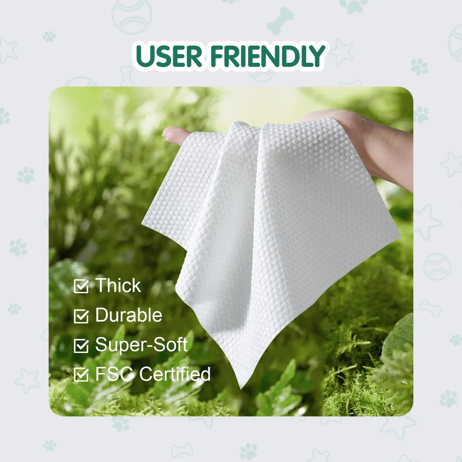 Plant-Based Pet Cleaning Wipes 5