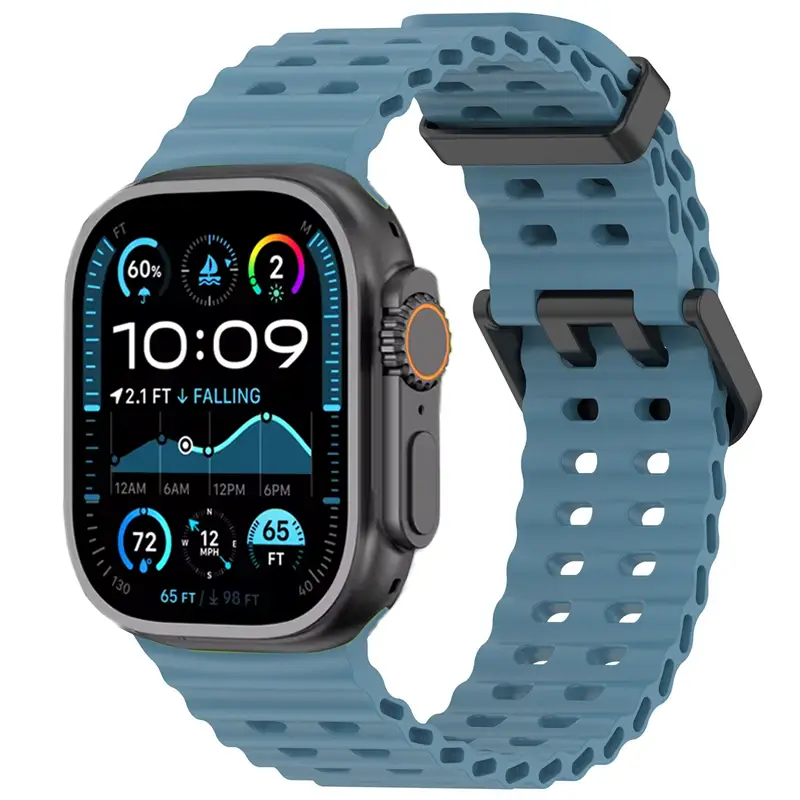 Ocean Strap For Apple Watch Band Ultra 3/2 49mm Series 11 10 46mm Sports Bracelet Wristband iWatch 9 8 7 6 5 SE 45mm 44mm Correa - Image 17