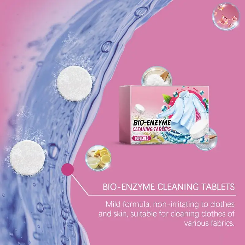 Laundry Tablets Clothes Stain Removal Kitchen Clothing Oil Stain Tablet Kitchen Clothing Oil Yellow Dirt Remover laundry soap