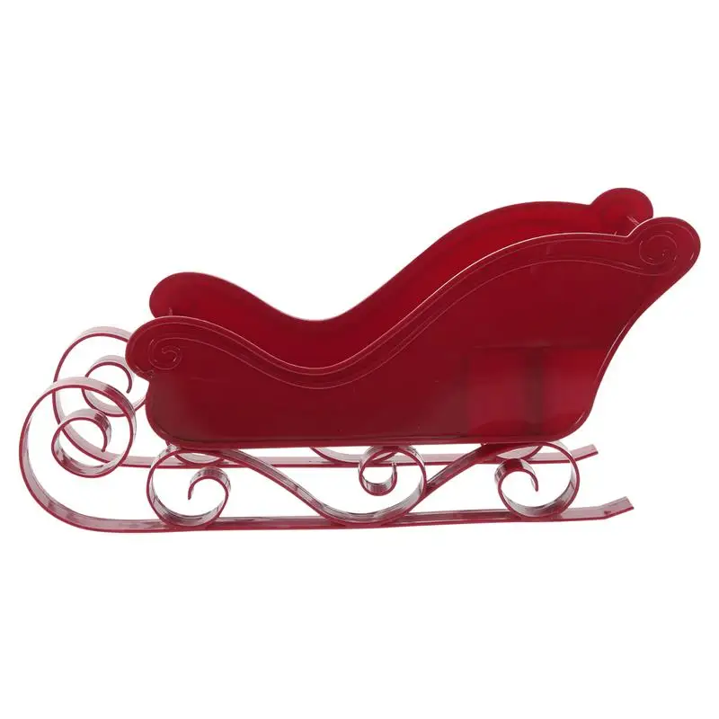 

Exquisite Sled Adornment Plastic Christmas Sleigh Pendant Christmas Tree Ornaments Home Decorations Home Christmas Decor For