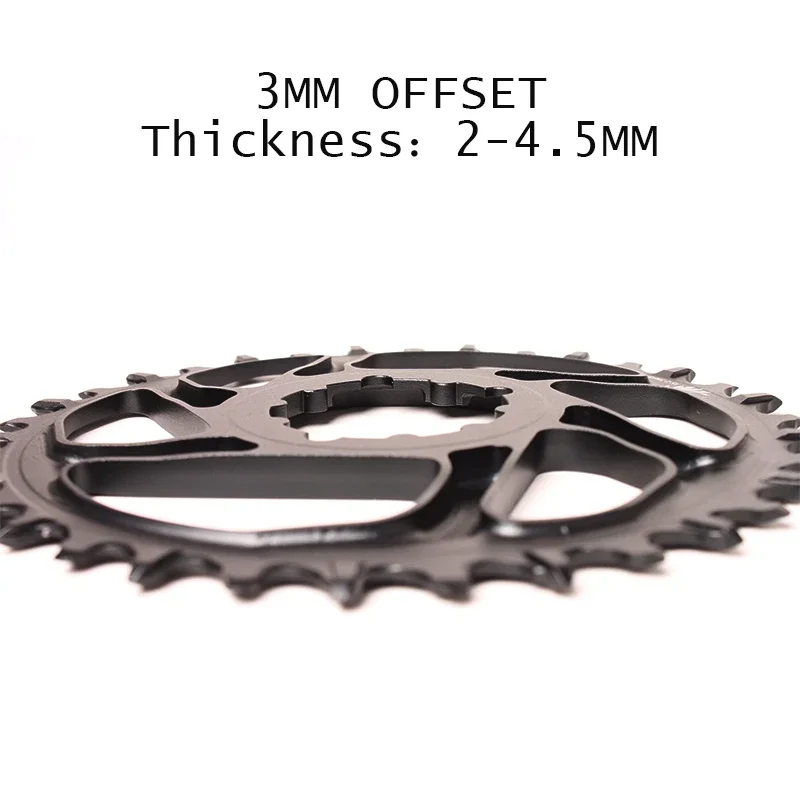 Подходит для SRAM GX Eagle Chainring 34T Chainewheel прямое Крепление 3 мм офсетная велосипедная кривошипа 12S для Sram X-SYNC цепная кольцевая Корона велосипеда (art.: 3920c371f2eeb) - 3920c371f2eeb
