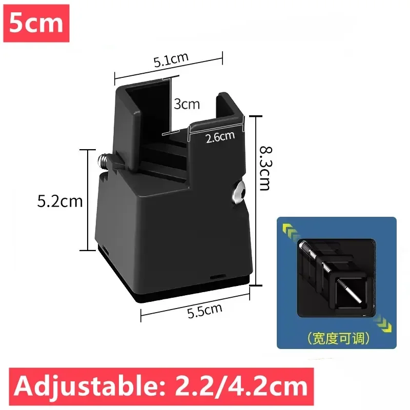 4 יחידות מעלה רגליים מתכווננות לרהיטים עגולות מרובעות כבדות מברגות לרגליים של מיטה 2 4 אינץ 'ספה שולחן כיסא מעלה ברגים
