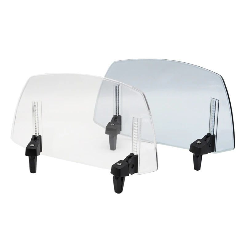 

Q39F Universal Motorcycle Windshield Spoiler Air Deflector Stylish Durable Extension