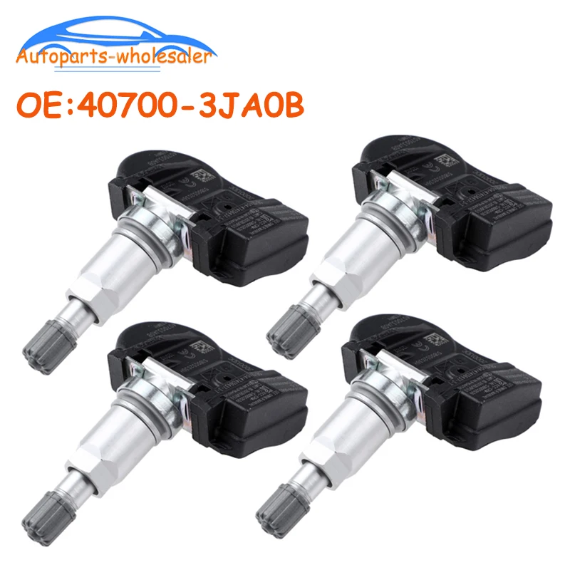 

4 PCS 40700-3JA0A 40700-3JA0B 407003JA0A 407003JA0B For Nissan Infiniti Car TPMS Sensor Tire Pressure Monitor Systems 433MHz