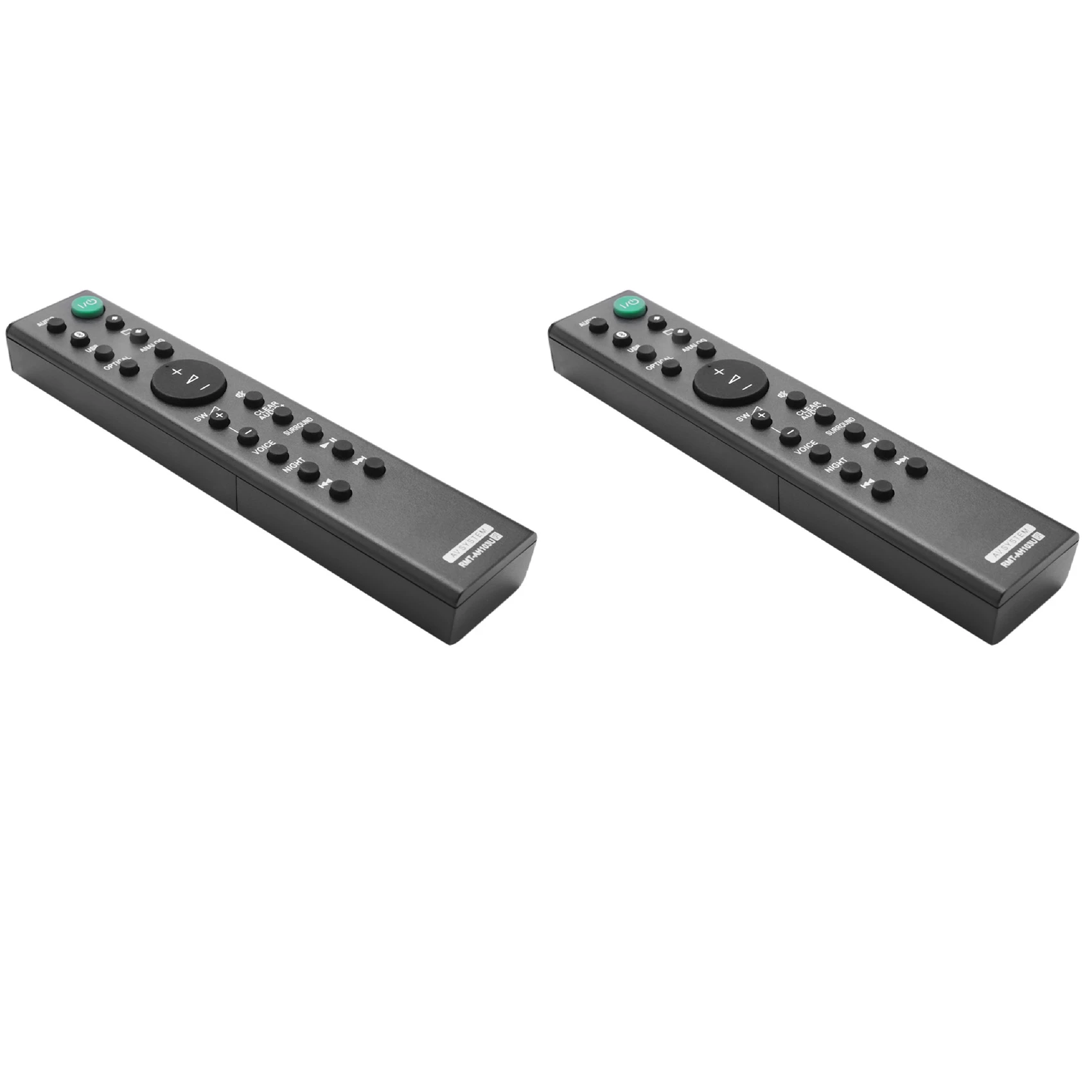 

2X RMT-AH103U Remote Control for Sony Sound Bar HT-CT80 SA-CT80 HTCT80 SACT80 SS-WCT80 RMTAH103U