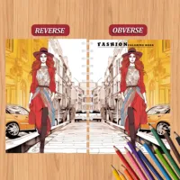 Female Fashion Colouring Book Adult Picture Book Make Designs Of One's Own 2