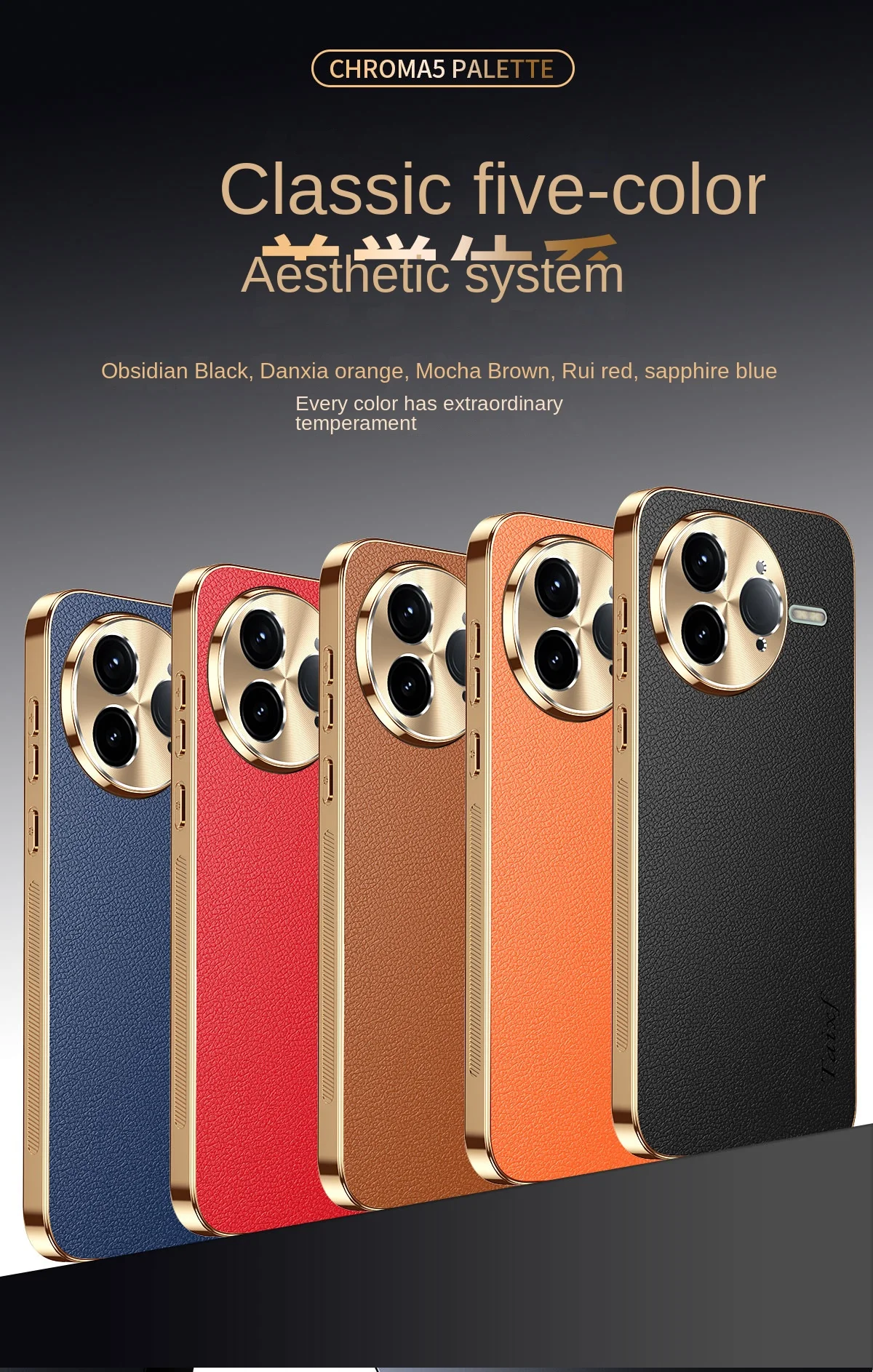 Luxury PU Leather Plating Lens Protective Back Cover Case - Premium Phone Shell