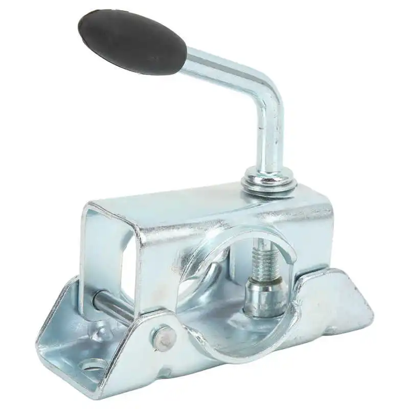 Rv Trailer Jockey Wheel Split Clamp Prop Stand Support Mount For 48mm/1