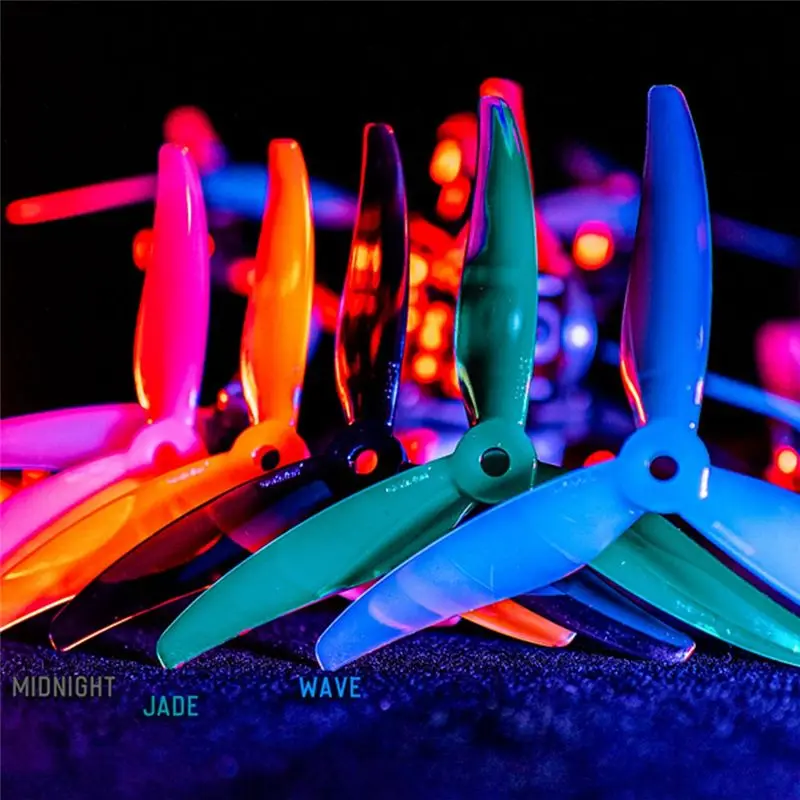 FEDI-24PCS 51466 V2 FPV 프로펠러 5인치 3 블레이드 프로펠러 드론 프로펠러 FPV RC 레이싱 드론 E용