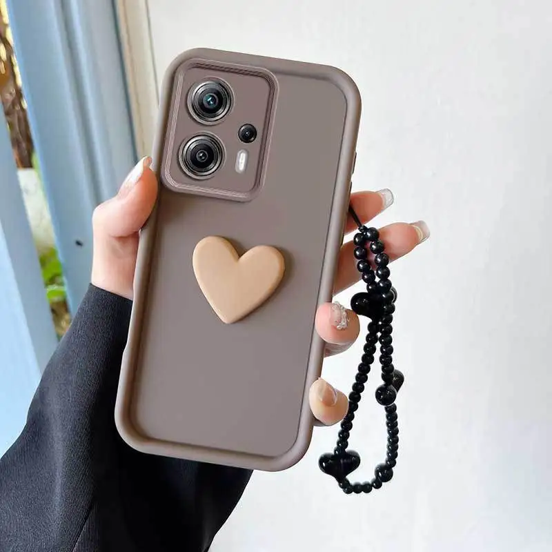 3-Piece Set: Phone Case, Black Lanyard, and Stand