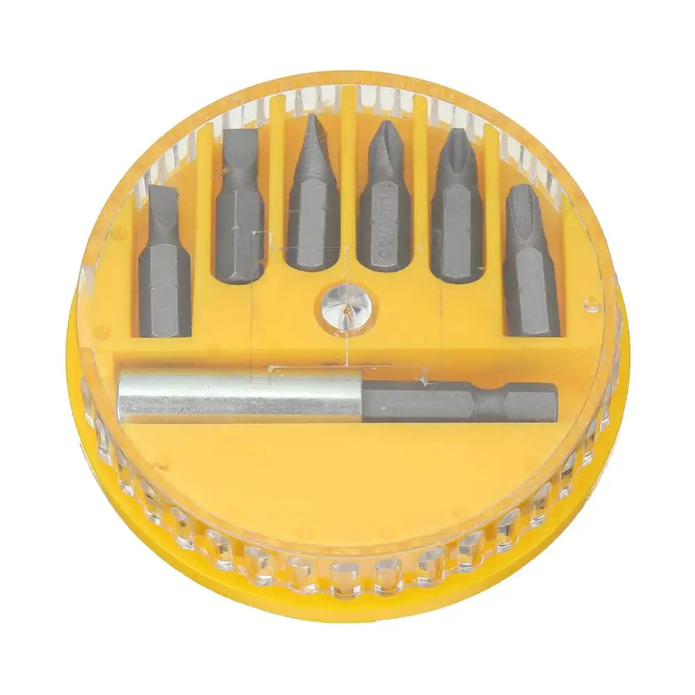 

7PCS Precision Screwdriver Bit Set with 25mm Length PH1 PH2 PH3 SL4 SL5 SL6 Bits and 60mm Extension Bar Universal CRV Material C