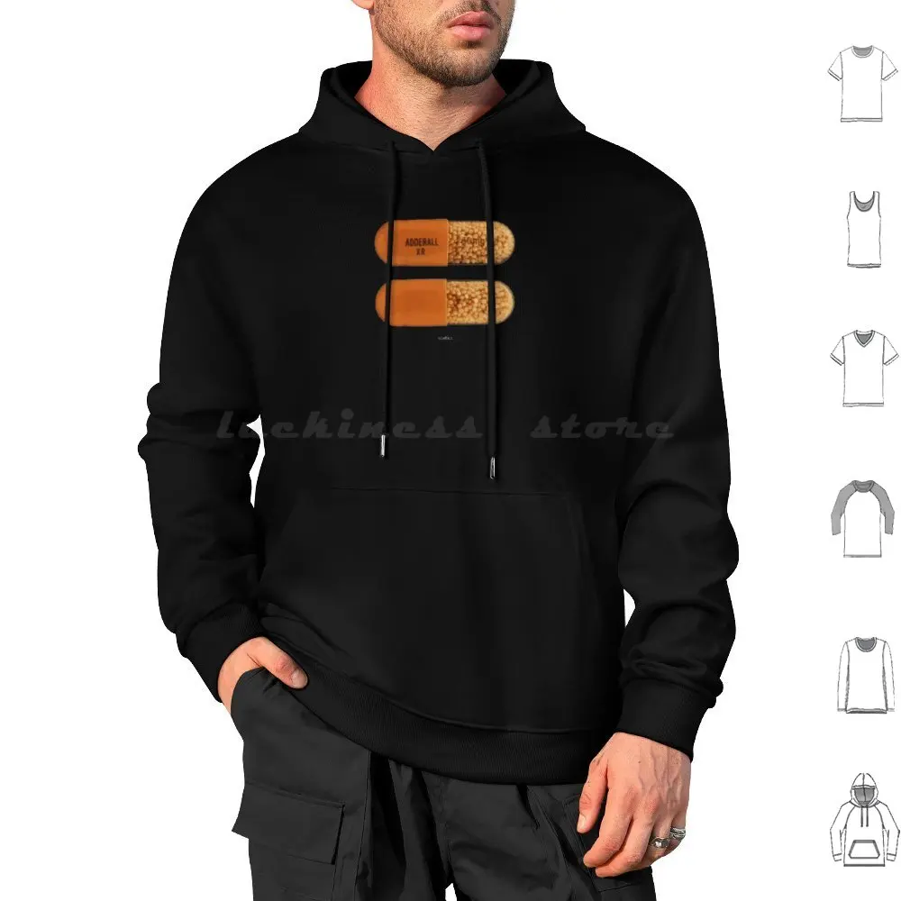 

Addy Hoodie cotton Long Sleeve Take Your Meds Addy Adderrall Adhd Disability Learning Autism Anxiety Mental Health Illness