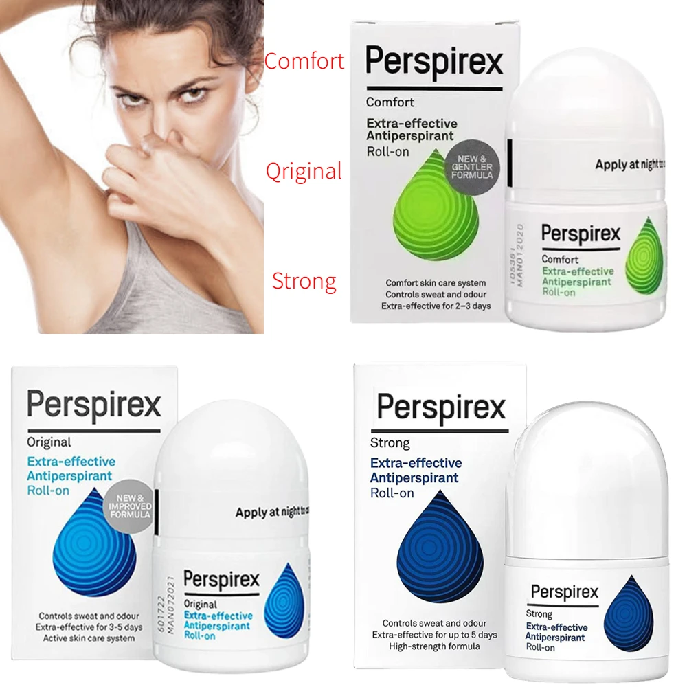 Deodorante Roll-On Antitraspirante Perspirex Danimarca, Controllo del Sudore Ascellare, Freschezza a Lunga Durata, Stick per Uomo e Donna, Cura del Corpo - immagine 3