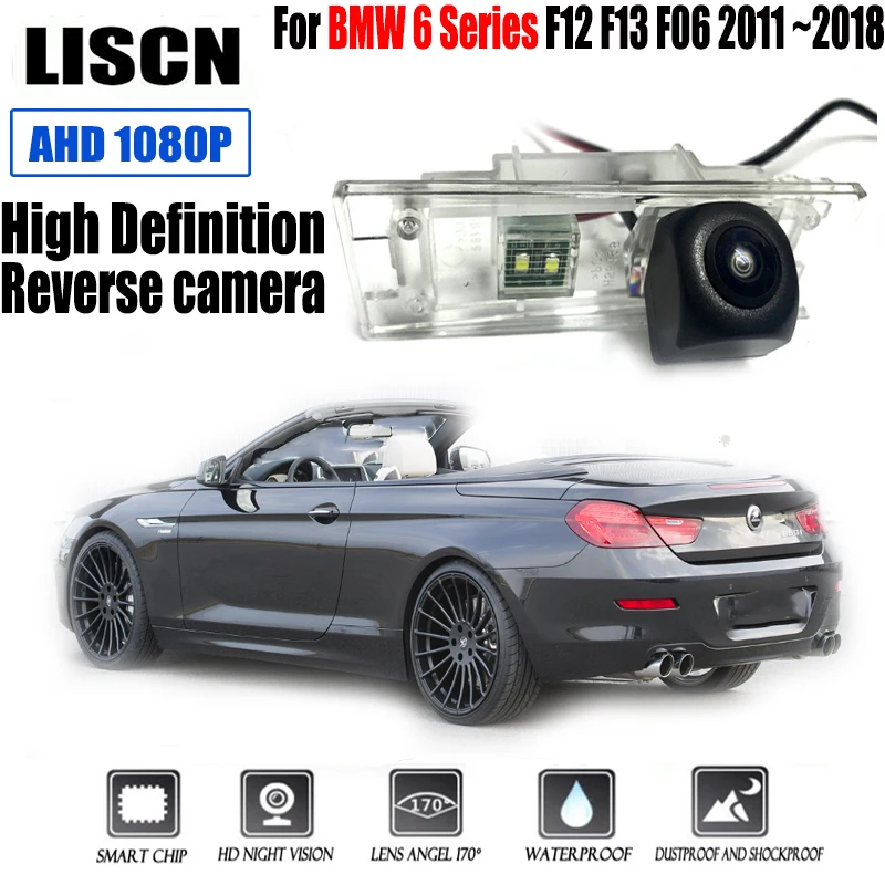 

HD Fisheye rear camera For BMW 6 Series F12 F13 F06 2011 ~2018 / License plate Camera / Backup Reversing Camera