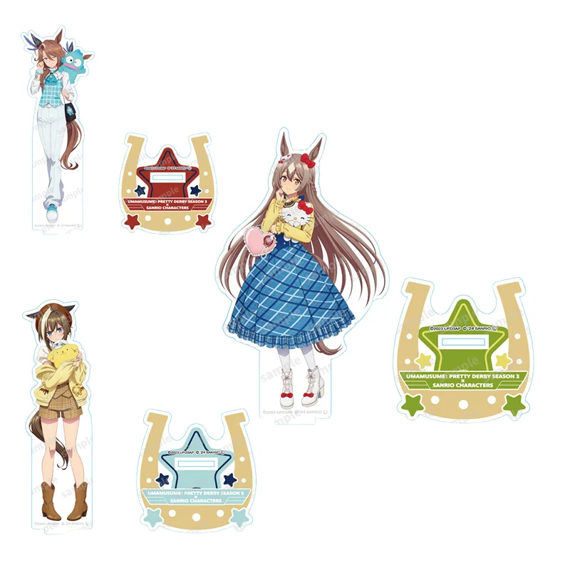 Хит продаж, Аниме Симпатичные фигурки Дерби Сезон 3, Satono, бриллиантовый Kitasan, черный косплей, табличка, декор для стола, стоячий знак