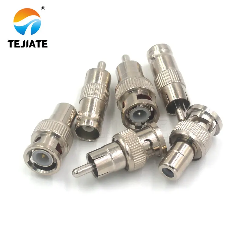 5PCS BNC to RCA adapter BNC-RCA male female direct conversion RF coaxial adapter plug, used for system CCTV cameras