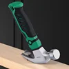 Carbon Steel Multifunctional Mini Hammer Hardware Work Tool Household Use Claw Hammer Anti-Skid Shockproof Fitter Hammer 5