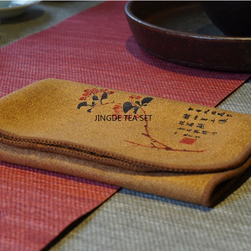 Colorful tea towel thickened absorbent cloth dining table cleaning cotton household kitchen cleaning cloth dishwashing towel