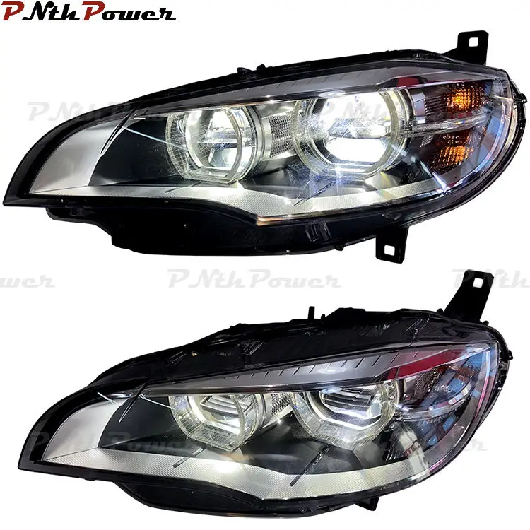 

Pair PNthPower AFS AHL Adaptive Normal To Up Graded LED Laser Headlight for BMW X6 E71 2008-2014 63117359365 63117359366