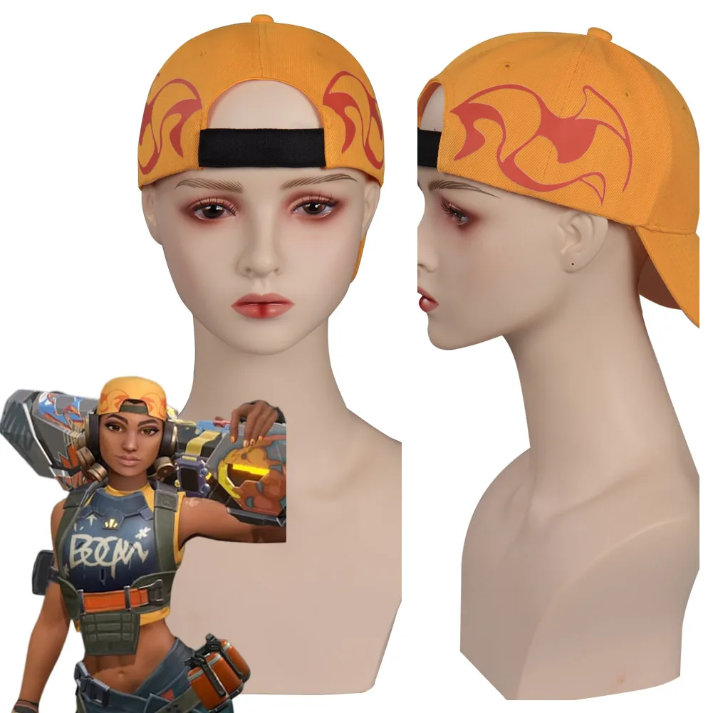 

Valorant Raze Cosplay Hat Cap Halloween Carnival Costume Accessories