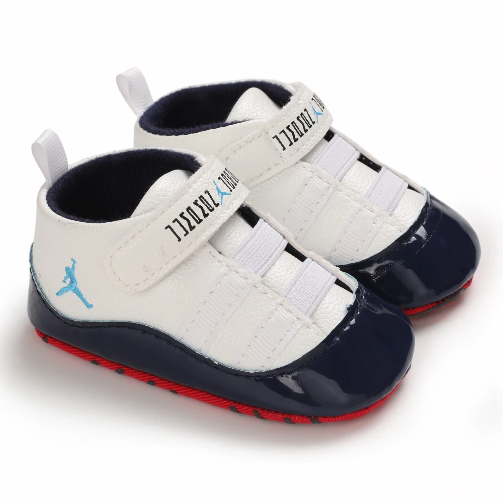 0-18M Baby Shoes Boy Basketball Theme Sports Newborn Walking Sneakers Shoes for Birthday 5
