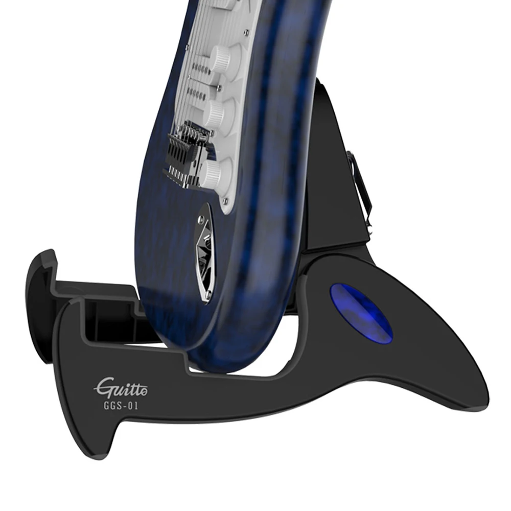 Guitto Series GGS-01 Guitar Stand Classic Foldable Anti-Slip & Anti Scratch Trip