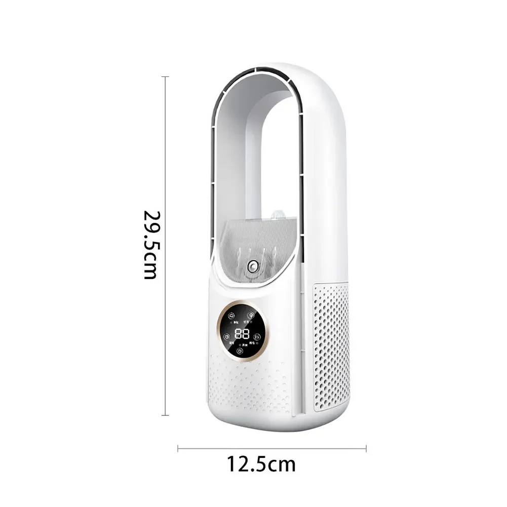 Desk Fan with 6 Speeds & Mist Portable Bladeless Fan Personal Cooling Fan for Home Office Bedroom