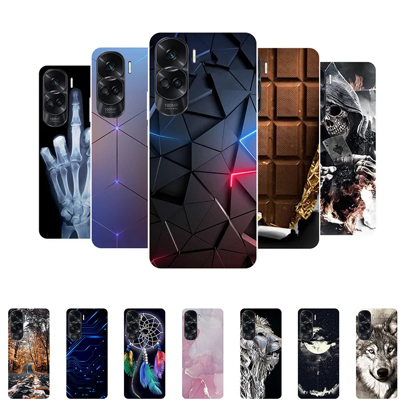Per Coque Honor 90 Lite Honor90 Pro Custodia Cover Posteriore In Silicone Custodia Per Telefono Per Honor 90 Lite 5G Custodia Morbida Honor 90 Lite 90