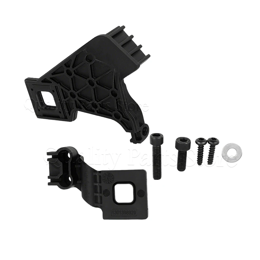 Pair Headlight Support Bracket Holder Set For Audi A5 S5 RS5 2013-2016 – Halogen Projector Housing, Clear Lens, 8T0 805 607 B / 608 B