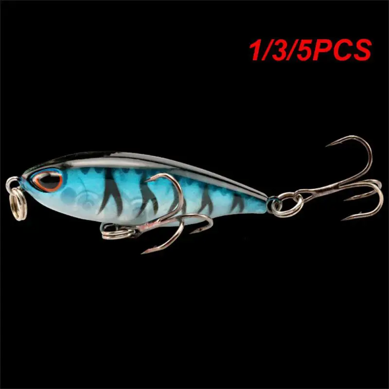 

1/3/5PCS Abs Material Hard Bait Small And Exquisite Sea Bait Fake Bait Three Hooks Luya Bait Colorful Painting Bionic Bait
