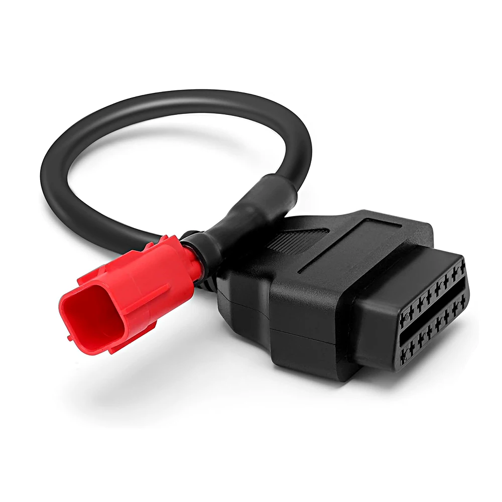 OBD2 To Euro 5 RED 6 Pin Connector Adaptor Cable Kev Mod