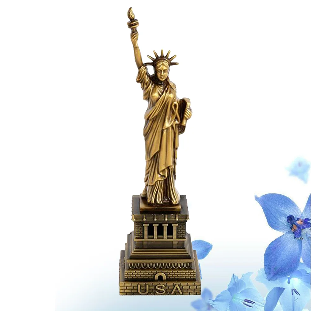 

Vintage Home Decor Statue Liberty Island Collection Souvenirs Figurines Metal Model Decoration Bronze 25Cm