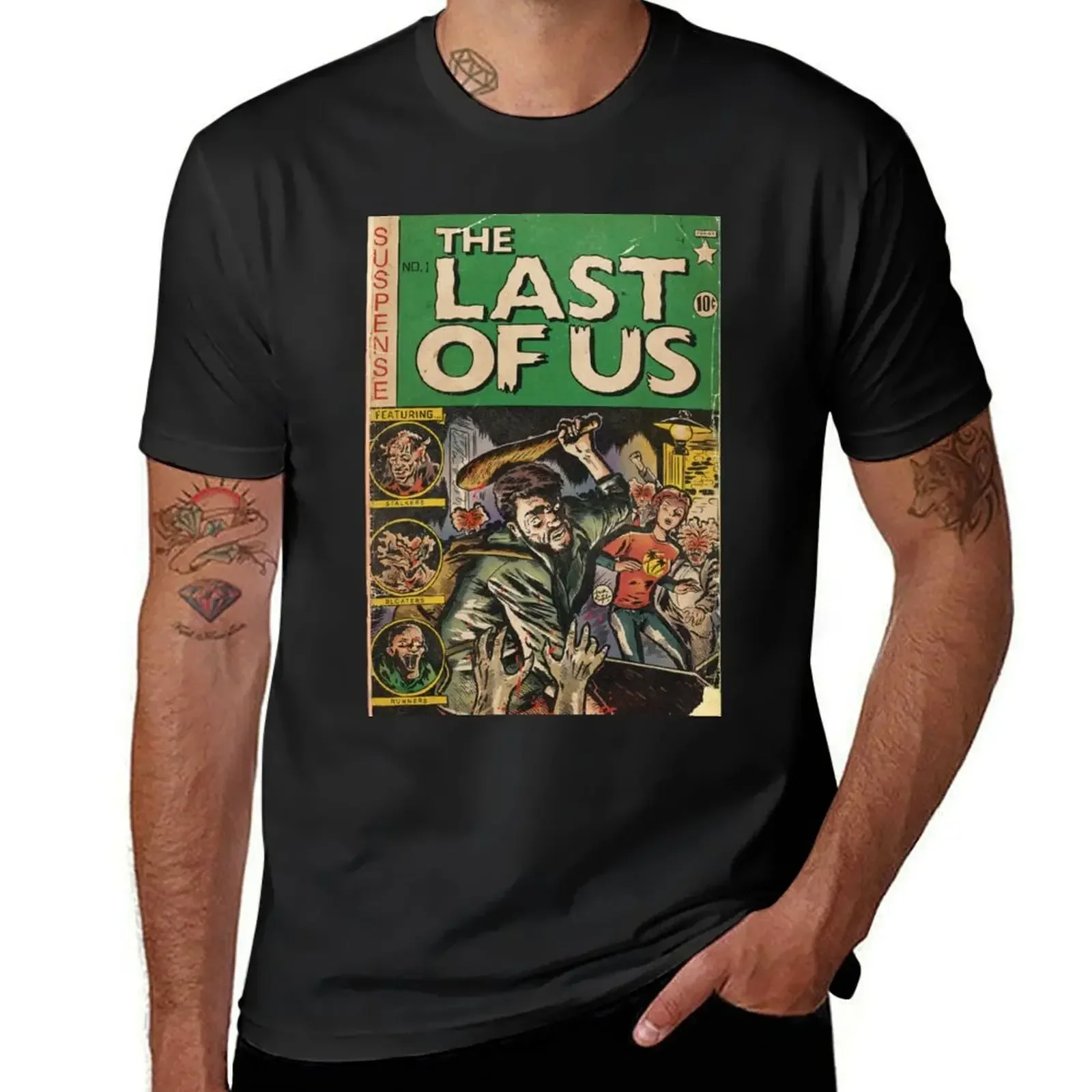 

The Last of Us Comic Cover fan art T-shirt aesthetic clothes tees anime men t shirt