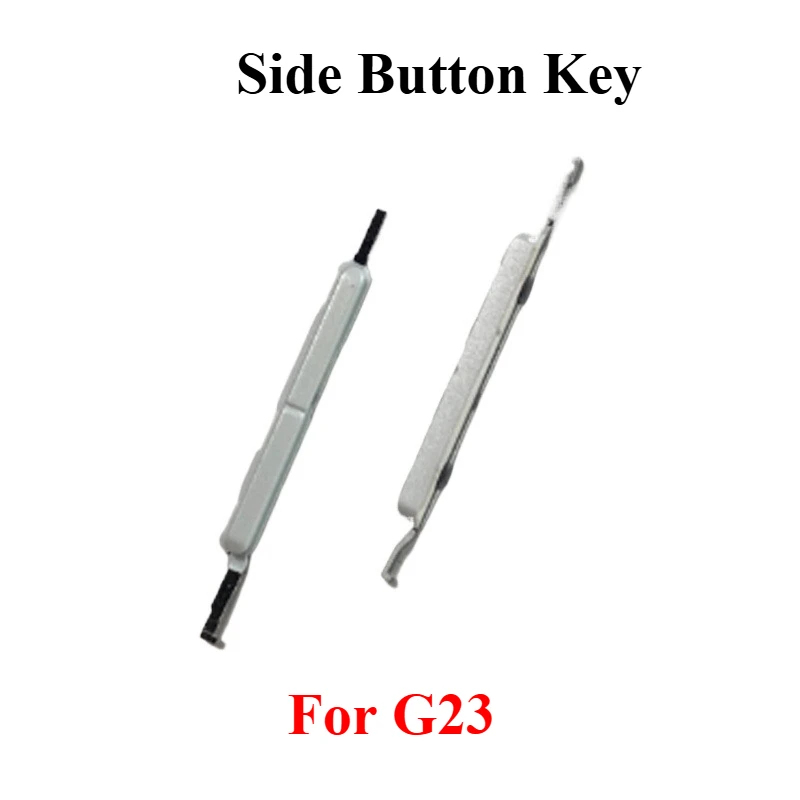 모토로라 모토 G23용 측면 볼륨 버튼 전원 켜기/끄기 버튼 키
