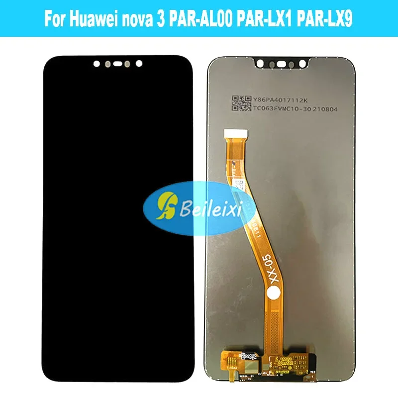 Для Huawei Nova 3 PAR-AL00 PAR-LX1 LX9 PAR-TL20 жк-дисплей с сенсорным экраном для 3i PAR-TL00 sid6353 INE-LX1