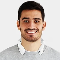 Electric Neck Massager USB Charging Portable Cervical Massage Device for Work, Travel, Portable Operation Simple White 6