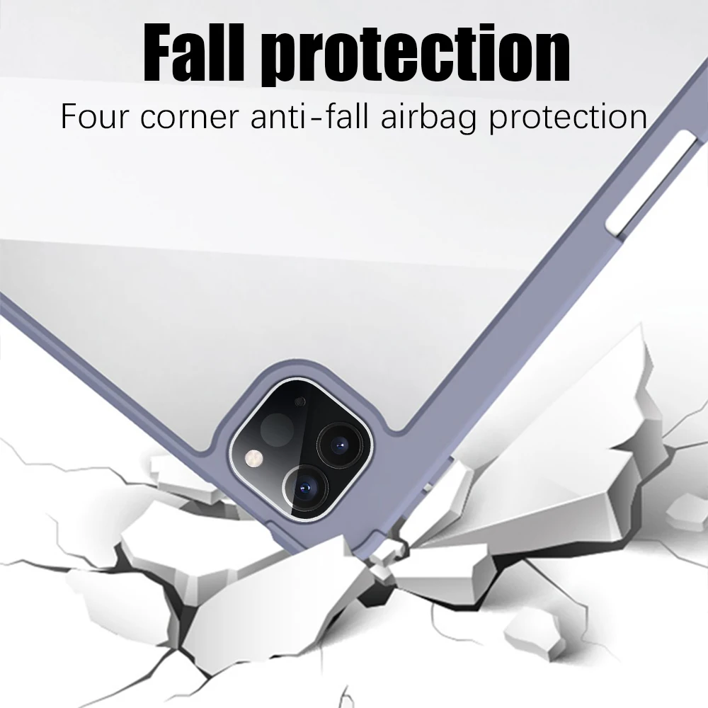Estojo para Ipad Pro Capa Acessórios Ipad Pro 11 12.9 10.2 Mini Ipad Air 10.5 10th 9th 8th 7ª Geração 2023 2023 - Imagem 4