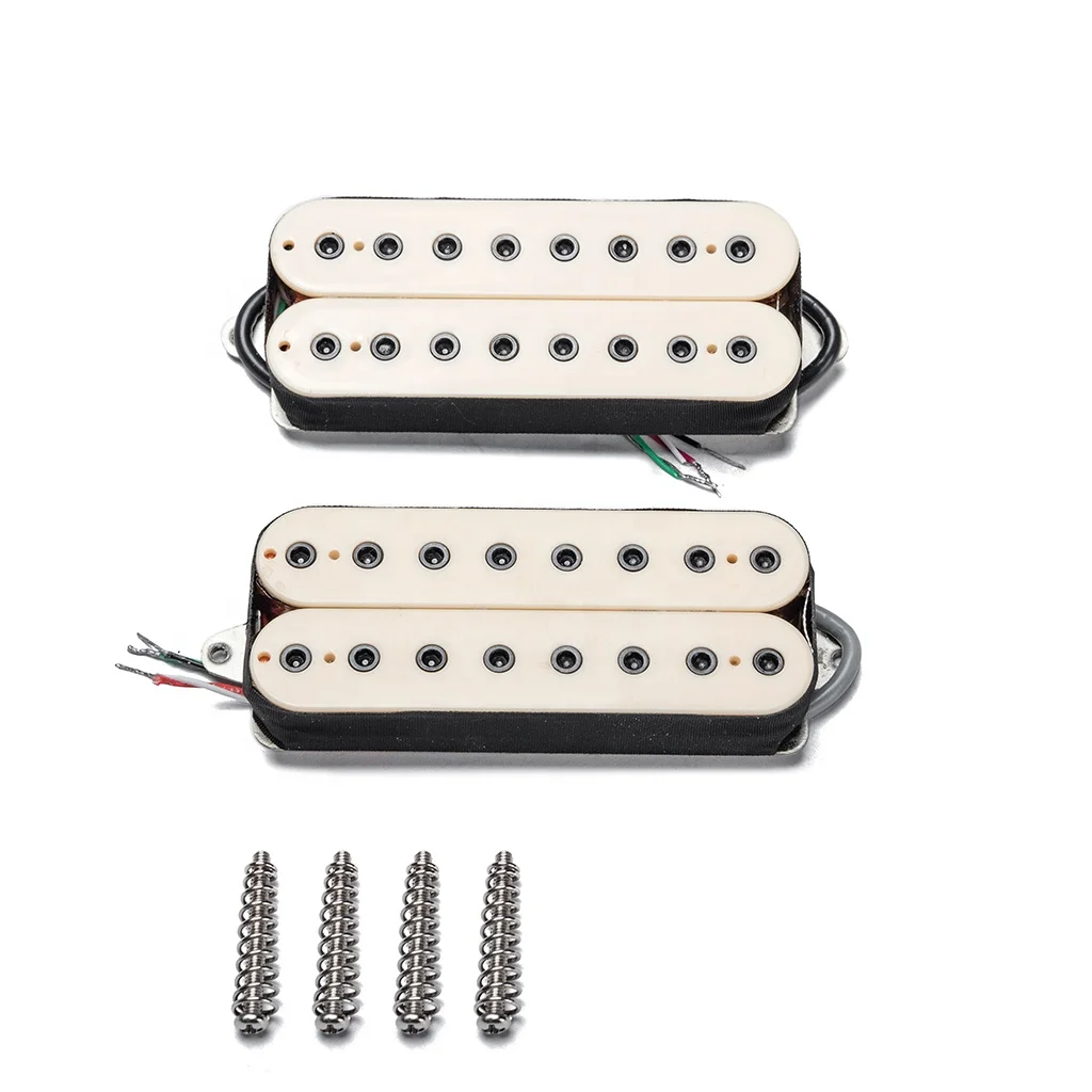 

Eight String Electric Guitar Pickups 16pcs Hex Screws Double Coil Humbucker Set