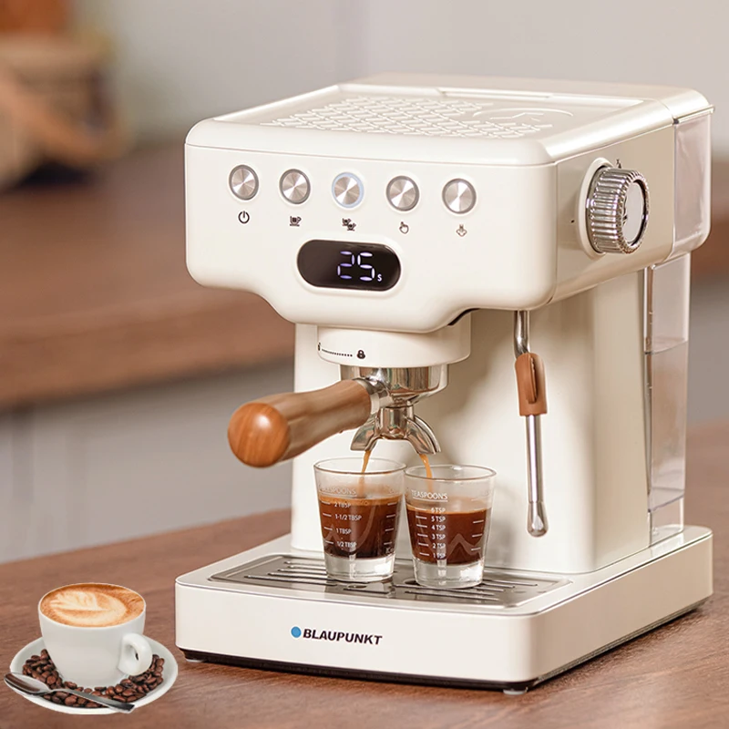 Cafetera Espresso 20 Bar, Máquina de café espresso con varita espumadora de  leche, Compatible con Café Molido/Cápsulas Nespresso, Compacta Cafetera  para hogar, Capuchino, Latte, Macchiato, 1350W : : Hogar y  Cocina