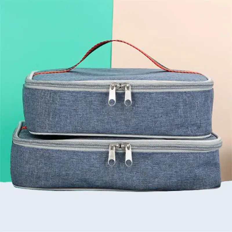 Lunch Bag Lunch Cooler Bag Insulated Foil Bag Insulated Lunch Bag Thermal Bag Fashion Beer Bags Children Large Capacity Picnic Drink Lunchbox Portable Office Food Bags